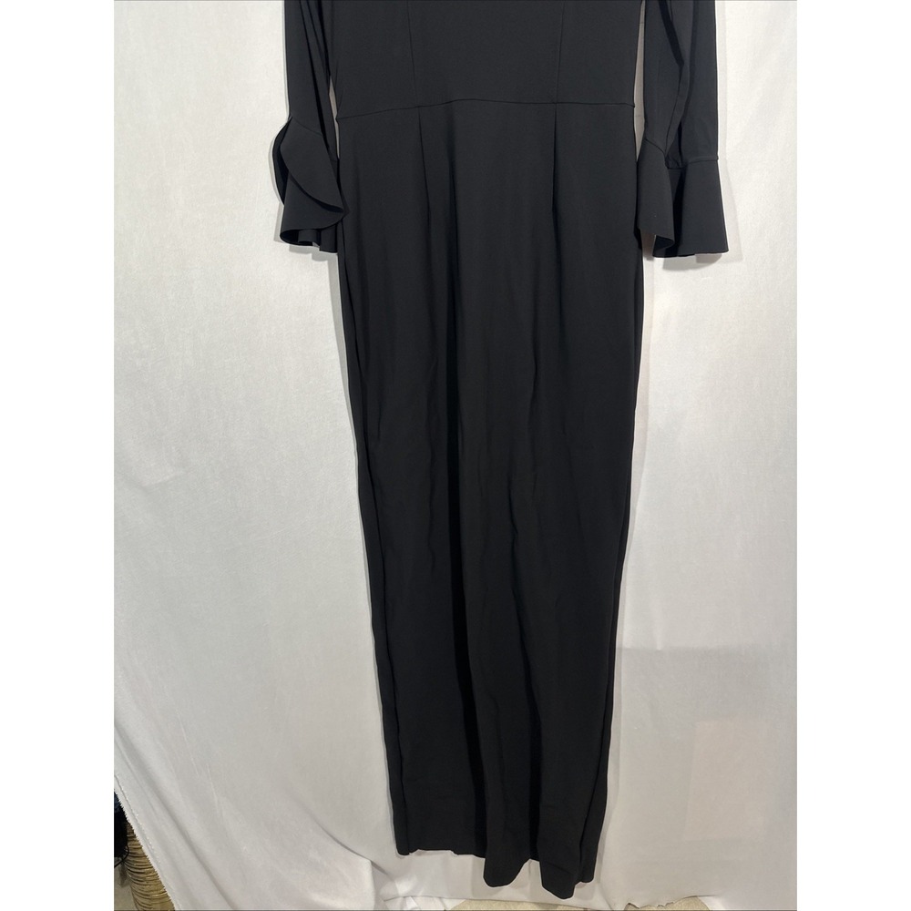 NWT $995 Chiara Boni La Petite Robe [ 52/ 16 ] Zalfa Ruched Gown in Black Q1257 - Picture 16 of 16